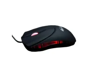 Acutake Fire-O-Mouse 3D / Myš / pogumovaný povrch / USB / PS/2 / 800dpi  / Černá