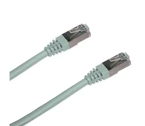 DATACOM Patch cord FTP CAT5E 1m šedý