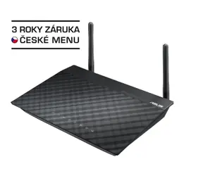ASUS RT-N12NE/ WiFi N Router / AP / 1x WLAN / 4x LAN 10/100 / 2x anténa