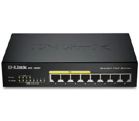 D-Link DGS-1008P / Switch / 8-port 10/100/1000 Mbps / 4x PoE