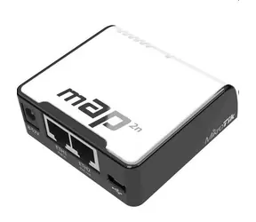 MikroTik RBmAP2n / Router / RouterOS L4 / 2xLAN / plast. krabice / napájecí adaptér