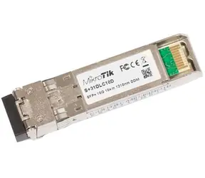MikroTik S+31DLC10D / Převodník / SFP+ optický modul / SM / 10km / 10G / 1310nm