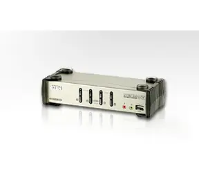 ATEN KVM switch CS-1734BC / USB Hub / OSD / 4PC audio+USB-PS / 2