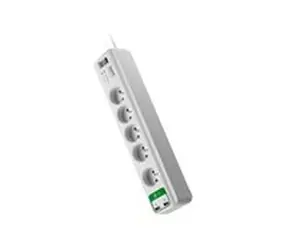 APC Essential SurgeArrest PM5U-FR / 5 zásuvek / USB ochrana pro mobilní telefony / 230V / bílý