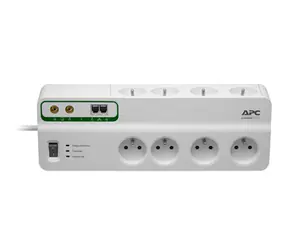 APC Performance SurgeArrest / přepěťová ochrana / 230 V / tel. linka koax / 8 zásuvek / Francie