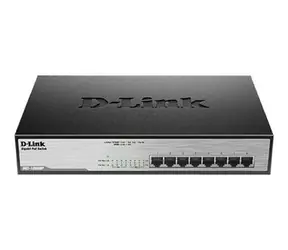 D-Link DGS-1008MP / Switch / 8-port 10/100/1000 Mbps / 8x PoE+