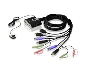 ATEN CS692 / 2-Port USB HDMI KVM Switch / Audio 2.1 / Remote port selector / 1.8m