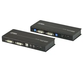 ATEN Extender PC-konzole Dual DVI až 60m / USB / až 1920 x 1200 bodů / surge / RS-232