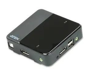 ATEN CS-782DP / 2-port DisplayPort KVM USB / audio / včetně kabelů 