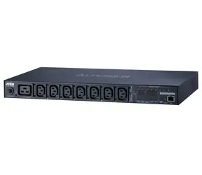 ATEN PE-6208G Napájecí jednotka 7x IEC320 C13 + 1x C19 over IP / měření V/A/kWh / do racku / 1U