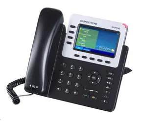 Grandstream GXP2140 / VoIP telefon / 4x SIP účet / HD audio / 5 program.tlačítek / BT / EHS / barevný LCD / 2x GLAN / doprodej