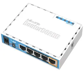 MikroTik RB951Ui-2nD / RouterBOARD / 650 MHz / 64MB RAM / 5x LAN / hAP / RouterOS L4