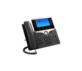 Cisco IP Phone 8841 (určeno pro Cisco UC Manager) černá / Telefon VoIP / SIP / RTCP / RTP / SRTP / SDP / 5 řádků