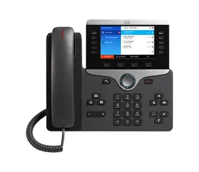Cisco IP Phone 8851 (určeno pro Cisco UC Manager) černá / Telefon VoIP / SIP / RTCP / RTP / SRTP / SDP / 5 řádků