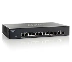Cisco Small Business SG350-10 / 8 x 10/100/1000 + 2 x kombinace Gigabit SFP
