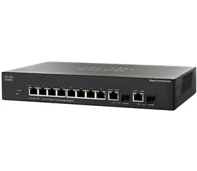 Cisco Small Business SG350-10MP / 8 x 10/100/1000 (PoE+) + 2 x kombinace Gigabit SFP