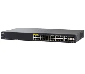 Cisco Small Business SG350-28MP / 24 x 10/100/1000 (PoE+) + 2 x gigabitů SFP + 2 x kombinace Gigabit SFP