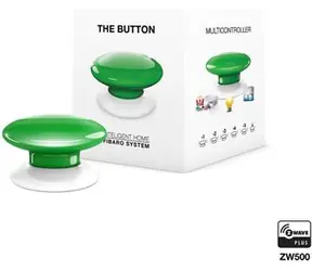 Fibaro The Button multifunkční tlačítko zelená / Z-Wave Plus