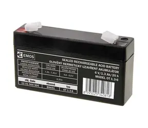 EMOS baterie SLA 6V 1.3 Ah / Faston 4.8 (187)