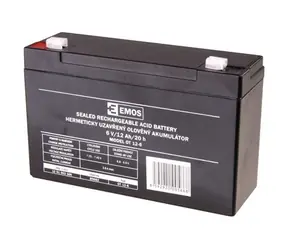 EMOS baterie SLA 6V 12 Ah / Faston 4.8 (187)