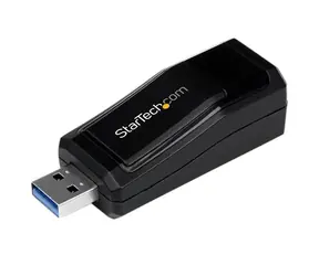 StarTech USB 3.0 adaptér NIC černá / pro síťové připojení / RJ45 