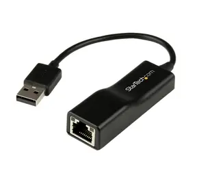 StarTech USB 2.0 adaptér NIC černá / pro síťové připojení / RJ45 