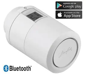 Danfoss Eco Bluetooth bílá / inteligentní radiátorová termostatická hlavice 