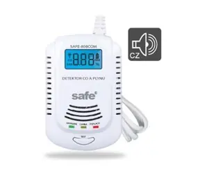 SAFEHOME SAFE-808 COM / Detektor hořlavých a výbušných plynů 
