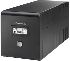 PowerWalker VI 1000 LCD UPS / záložní zdroj UPS / 1000 VA / 2x Schuko / 2x IEC / RJ11 / RJ45 / USB 