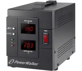 PowerWalker AVR 2000 SIV FR / regulátor napětí / 2000VA / 1600W / 2x FR