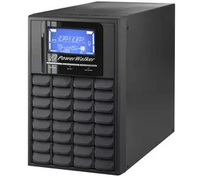 PowerWalker VFI 1000C LCD / záložní zdroj UPS / 1000 VA / 800 W / 3x IEC 13 / USB 