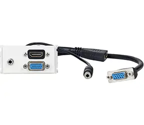 VivoLink zásuvkový panel HDMI + VGA + 3.5mm Audio pro Schneider / Thorsman CYB / TEK