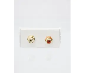 VivoLink zásuvkový panel 2x RCA audio pro Schneider / Thorsman CYB / TEK