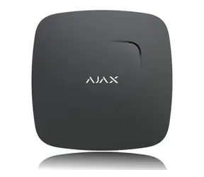 AJAX FireProtect černá / Bezdrátový kombinovaný kouřový a teplotní hlásič požáru 