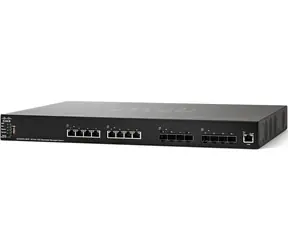 Cisco SG550XG-8F8T / 16-port 10Gigabit Managed Switch / 8 x 10G + 8 x SFP+ / 1U