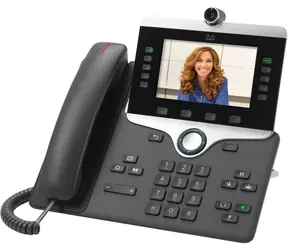 Cisco IP Phone 8845 / Telefon VoIP / 5" HD displej pro videohovor / SIP / SDP / RTCP / RTP