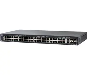 CISCO SF250-48 / switch / 4x 10-100 RJ-45 / 2x Combo Gbit / 2x SFP / USB / QoS / VLAN