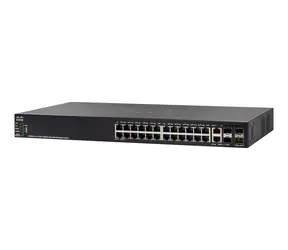 Cisco SG550X-24MP / Gigabit switch / 24x RJ-45 / 2x SFP+ / 2x combo 10 Gbit SFP+ / USB / PoE / QoS / VLAN