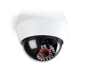 NEDIS DUMCD20WT - Atrapa Bezpečnostní Kamery Bílá / Kamera s kopulovým krytem / IP44