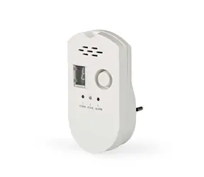 NEDIS DTCTG10CWT - Detektor Plynu Bílá / EN50194 / LPG/Zemní Plyn/Uhlí