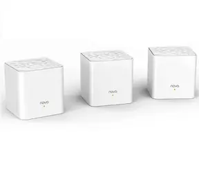 Tenda Nova MW3 3 ks  / Wireless-AC Dual Band Router / 802.11ac / 2.4 + 5.0 GHz / 1167 Mbps / 1x WAN / 2x LAN / 2x 3 dBi