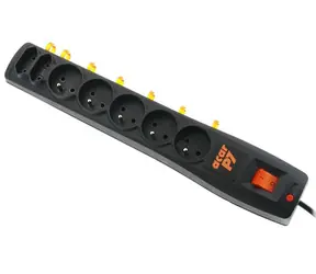 Acar P7 rozvodný panel + přepěťová ochrana 5+2x220V (3m) / 3m 