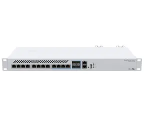 MikroTik CRS312-4C+8XG-RM / 8x 10Gbps LAN / 4x 10Gbps combo RJ-45&SFP+ / 1U