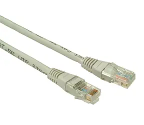 Solarix UTP CAT5E 2m non-snag proof šedá / Patch kabel / RJ45-RJ45