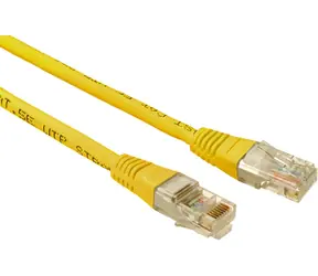 Solarix UTP CAT5E 1m non-snag proof žlutá / Patch kabel / RJ45-RJ45