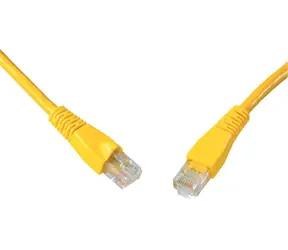 Solarix UTP CAT5E 2m snag proof žlutá / Patch kabel / RJ45-RJ45