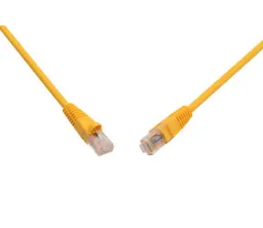 Solarix UTP CAT5E 15m snag proof žlutá / Patch kabel / RJ45-RJ45