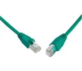 Solarix UTP CAT5E 2m snag proof zelená / Patch kabel / RJ45-RJ45