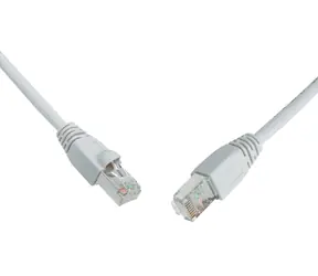 Solarix SFTP CAT5E 0.5m snag proof šedá / Patch kabel / RJ45-RJ45