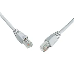 Solarix SFTP CAT5E 3m snag proof šedá / Patch kabel / RJ45-RJ45